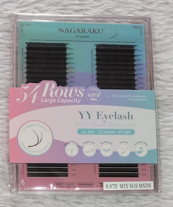 PESTAÑA NAGARAKU 54 FILAS MIX 007  YY
