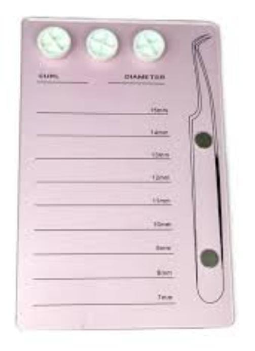 TABLA MAGNETICA PARA PESTAÑAS